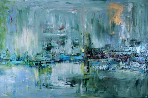 Large Modern Art - Canvas Prints: Awakening by Shalimar Legaspi