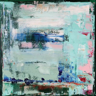 Daydream In Emerald by Shalimar Legaspi framed wall art