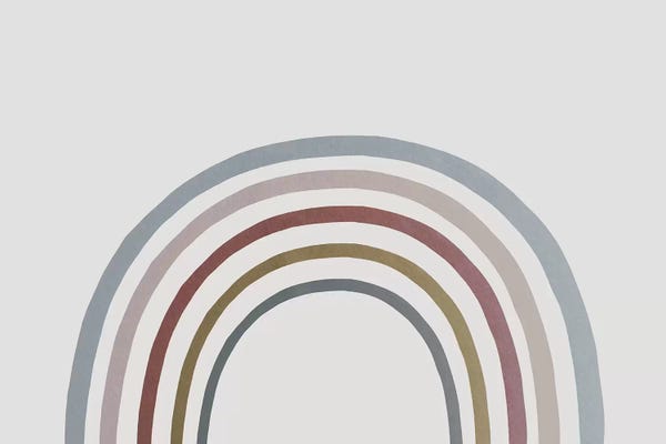 Rainbows: Rainbow Watercolor by Leah Straatsma