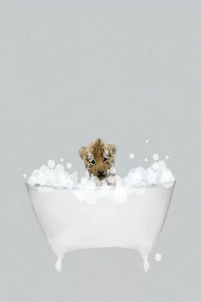 Tigers: Tiger Blue Bath by Leah Straatsma