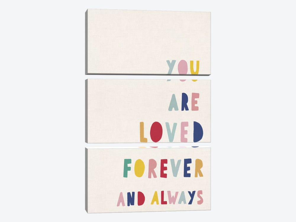 You Are Loved by Leah Straatsma 3-piece Canvas Artwork