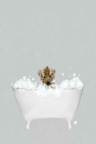 Tigers: Tiger Blue Bath by Leah Straatsma