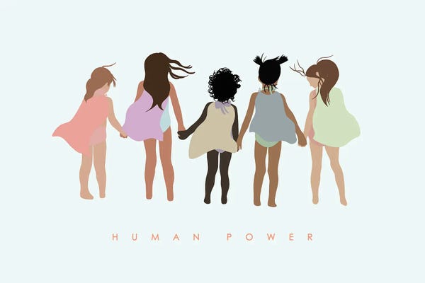 Human Power With Capes