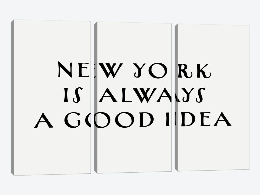 New York Good Idea by Leah Straatsma 3-piece Canvas Wall Art