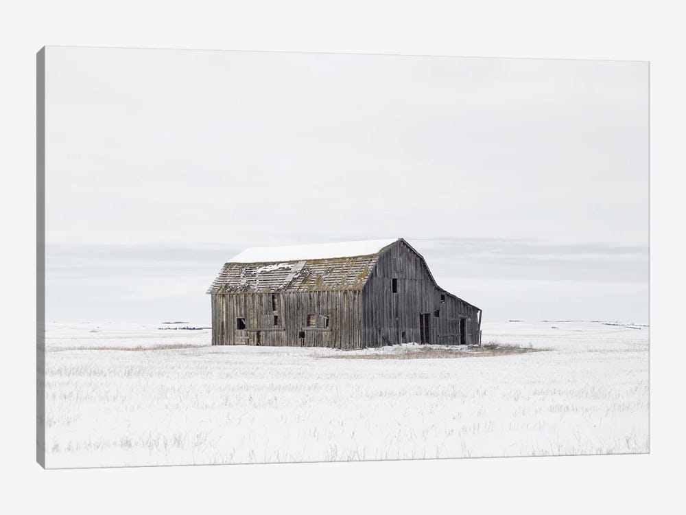 Barn in Winter 1-piece Canvas Print
