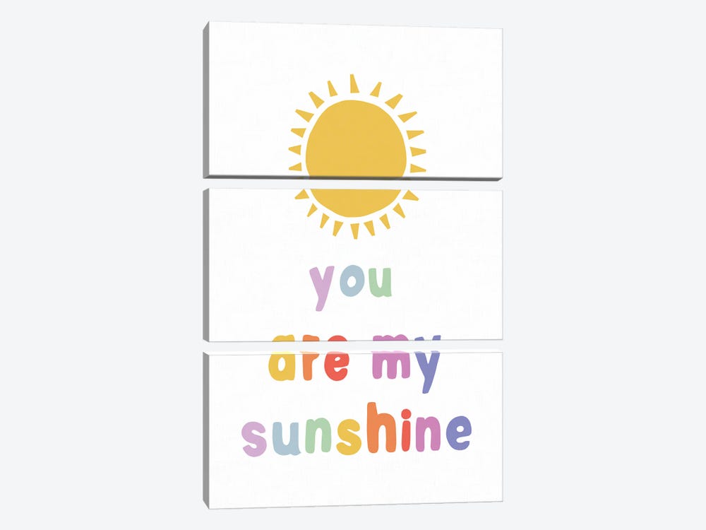You Are My Sunshine by Leah Straatsma 3-piece Canvas Artwork