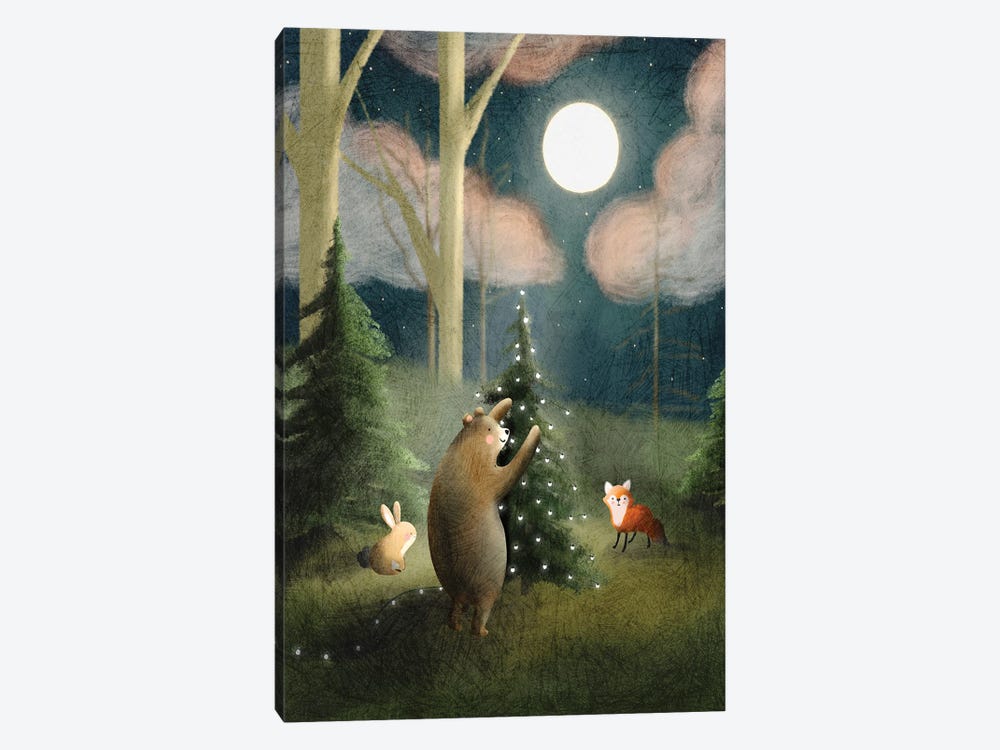 And To All A Good Night by Leah Straatsma 1-piece Canvas Wall Art