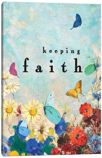Keeping Faith Canvas Art Print - Faith Art