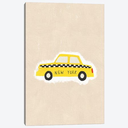 NYC Taxi Canvas Print #LEH296} by Leah Straatsma Canvas Print