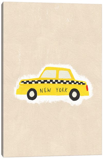 NYC Taxi Canvas Art Print - Leah Straatsma
