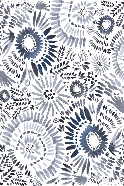 Blue Floral Fun