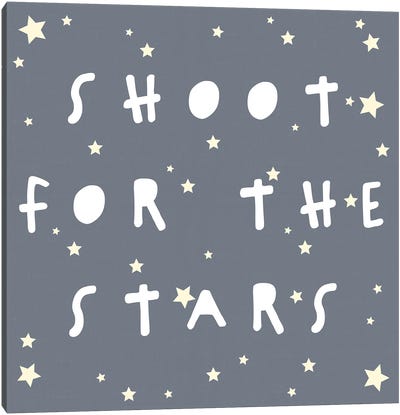 Shoot For The Stars_Square Canvas Art Print - Leah Straatsma