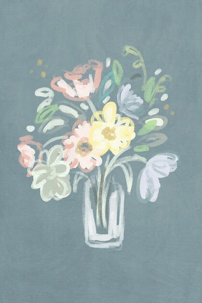 A Bouquet For Rosalind by Leah Straatsma canvas print