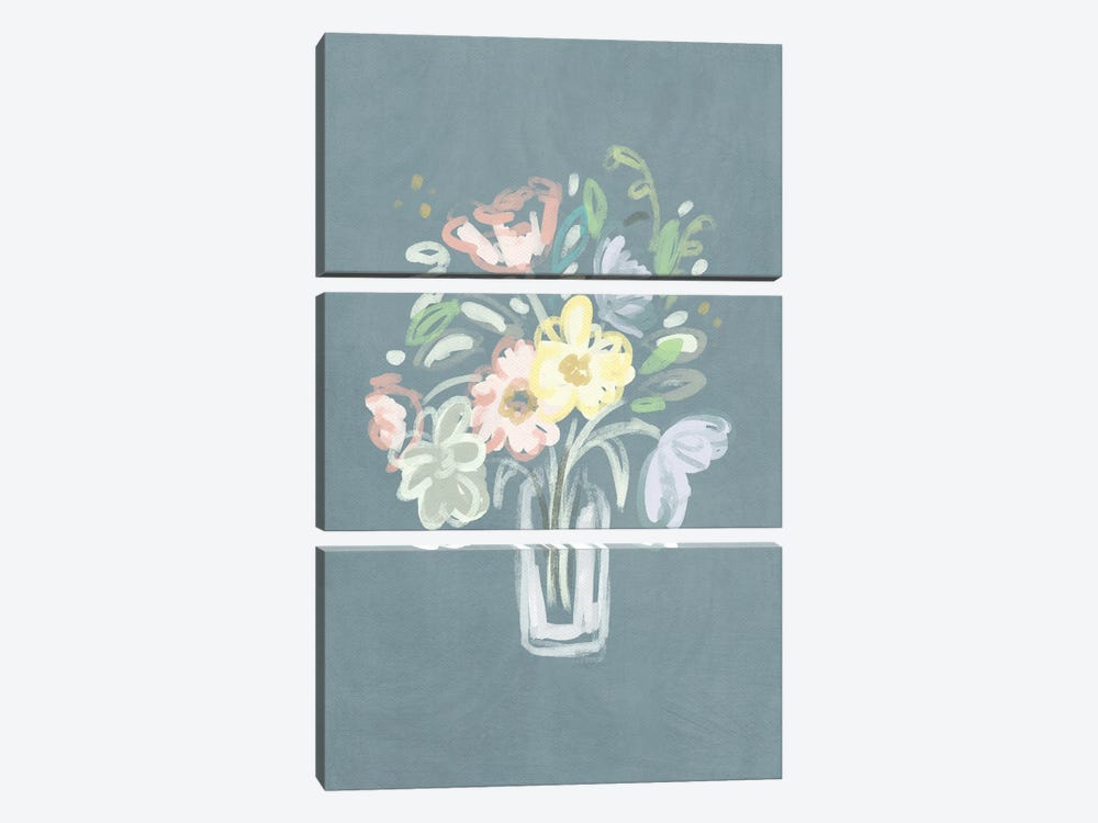 A Bouquet For Rosalind by Leah Straatsma 3-piece Canvas Art Print