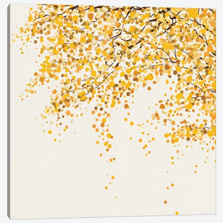 Autumn Leaves Canvas Print #LEH309} by Leah Straatsma Canvas Wall Art