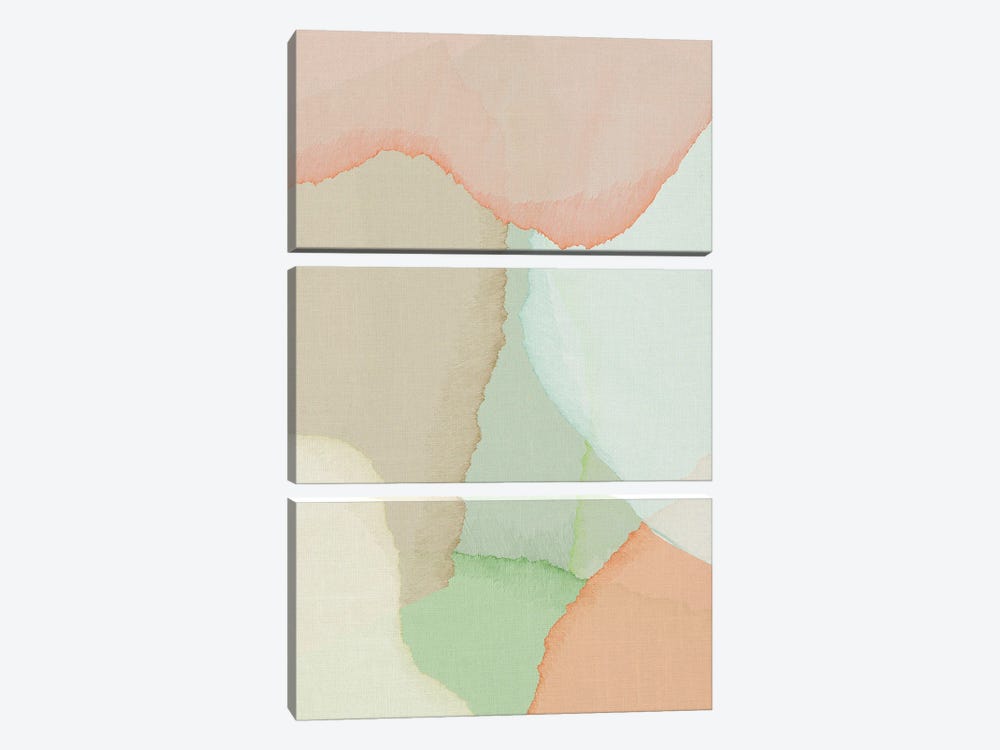 Paper Rips by Leah Straatsma 3-piece Canvas Print