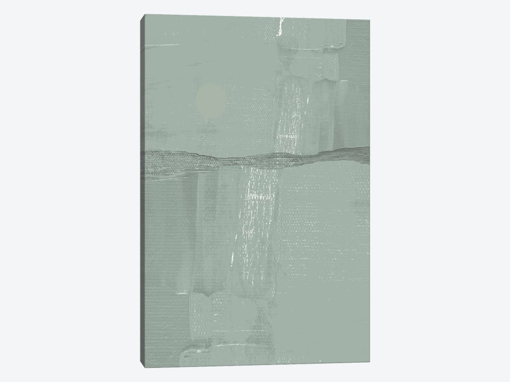 Sage Abstract by Leah Straatsma 1-piece Canvas Print