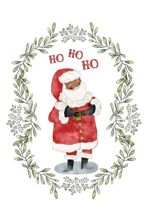 Ethnic Santa by Leah Straatsma wall art