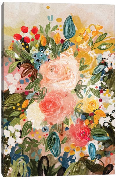 Autumn Florals Canvas Art Print - Leah Straatsma