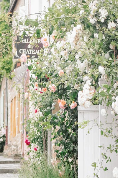 Fine Art Print: Bonjour Flowers by Leah Straatsma