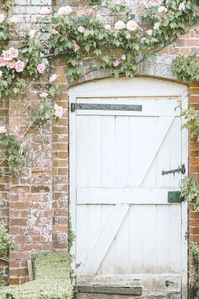 Fine Art Print: Darling Rose Cottage Door by Leah Straatsma