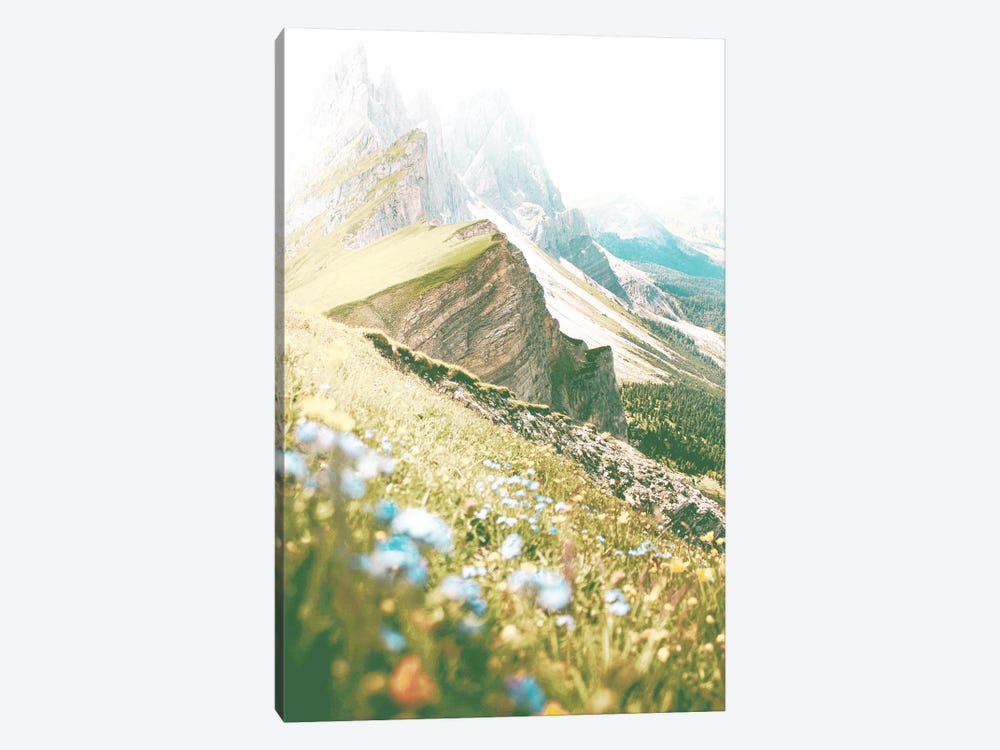 The Hills Are Alive With Wildflowers by Leah Straatsma 1-piece Canvas Art Print