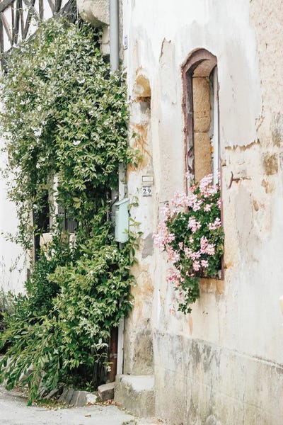 Walk Through The Old Town by Leah Straatsma framed canvas print