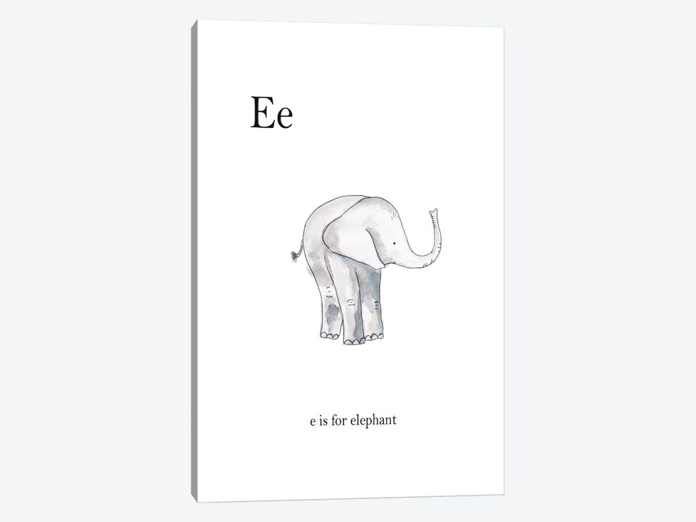 Ee Is For Elephant 1-piece Canvas Art