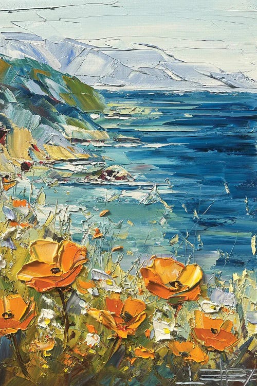 Golden Chorus By The Sea by Lisa Elley wall art