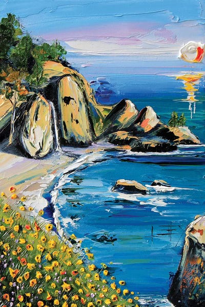 Big Sur: My Heart Is In Big Sur I by Lisa Elley