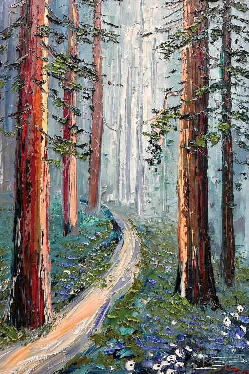 The Path Through Stillness by Lisa Elley canvas print