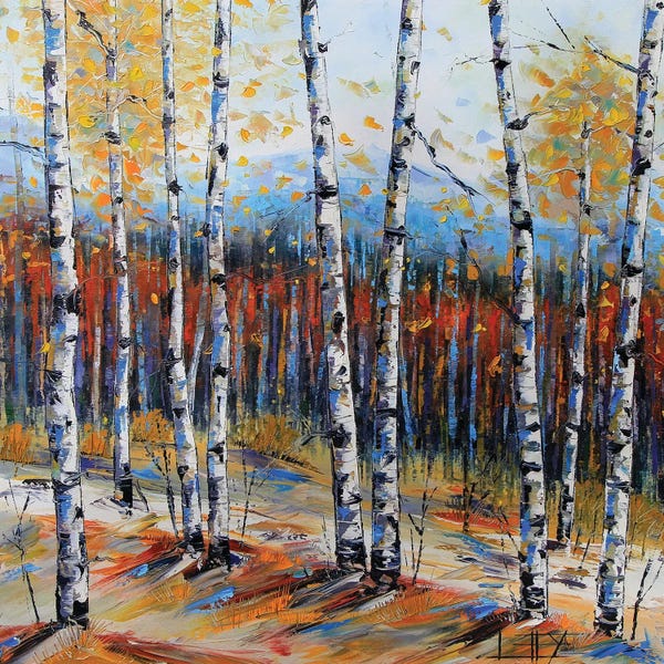 Lisa Elley: Lake Tahoe Birch by Lisa Elley
