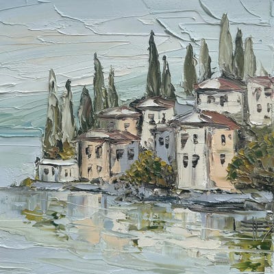 Lisa Elley - Steelpix Metal Wall Art: Italian Reflection by Lisa Elley
