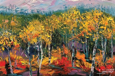 Canvas Print: Fall Mountain Serenity by Lisa Elley - thumbnail