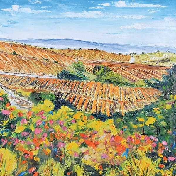Palette Knife Prints: Napa IV by Lisa Elley