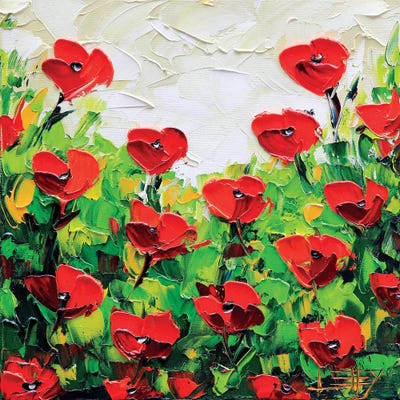 Poppy I by Lisa Elley canvas print