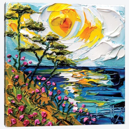 Big Sur I Canvas Print #LEL13} by Lisa Elley Canvas Art Print