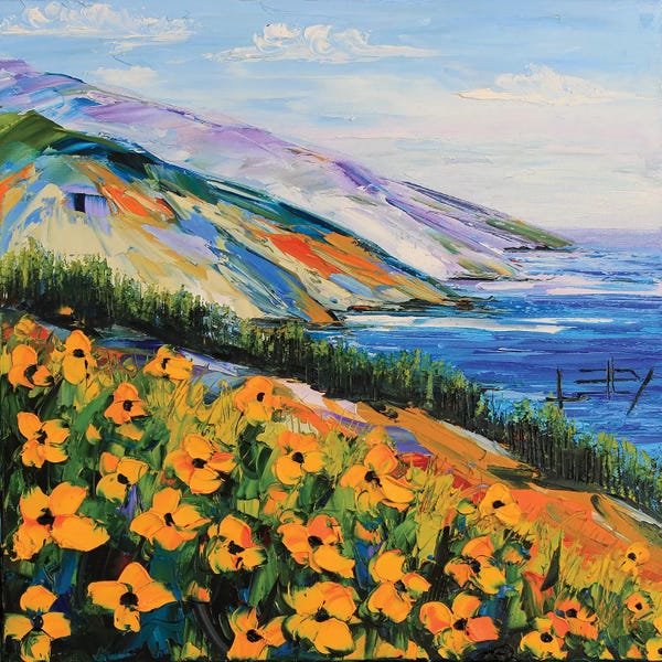 Landscapes In Bloom: South To Big Sur by Lisa Elley