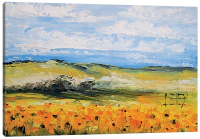 Sunflowers  Canvas Art Print - Lisa Elley