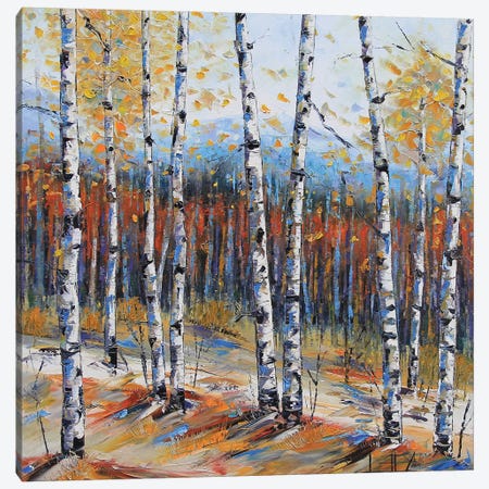 Tahoe Birch I Canvas Print #LEL155} by Lisa Elley Canvas Print