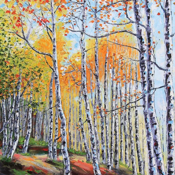 Lisa Elley: Tahoe Birch II by Lisa Elley