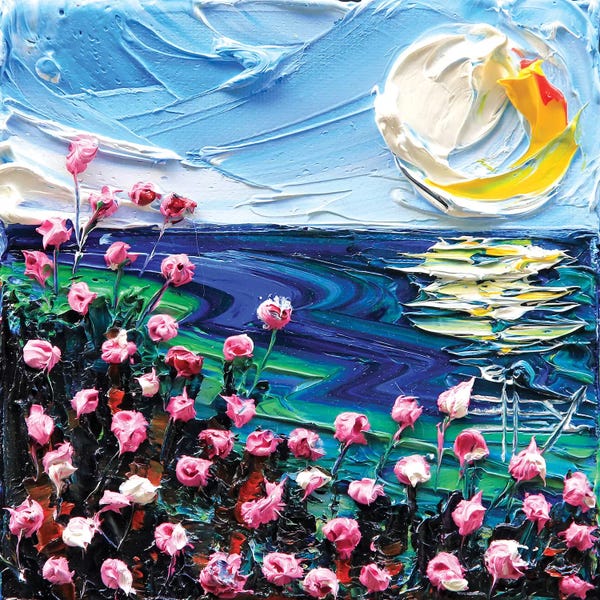 Gestural Skies: Time In Monterey by Lisa Elley