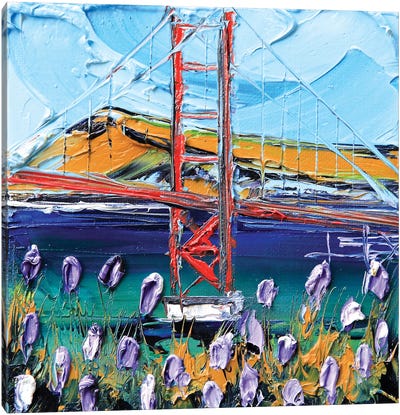 To The Golden Gate Canvas Art Print - Lisa Elley