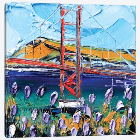 To The Golden Gate Canvas Print #LEL158} by Lisa Elley Canvas Artwork