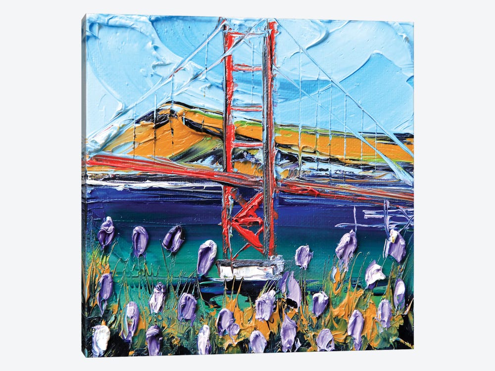 To The Golden Gate by Lisa Elley 1-piece Art Print