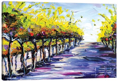 Vineyard I Canvas Art Print - Lisa Elley