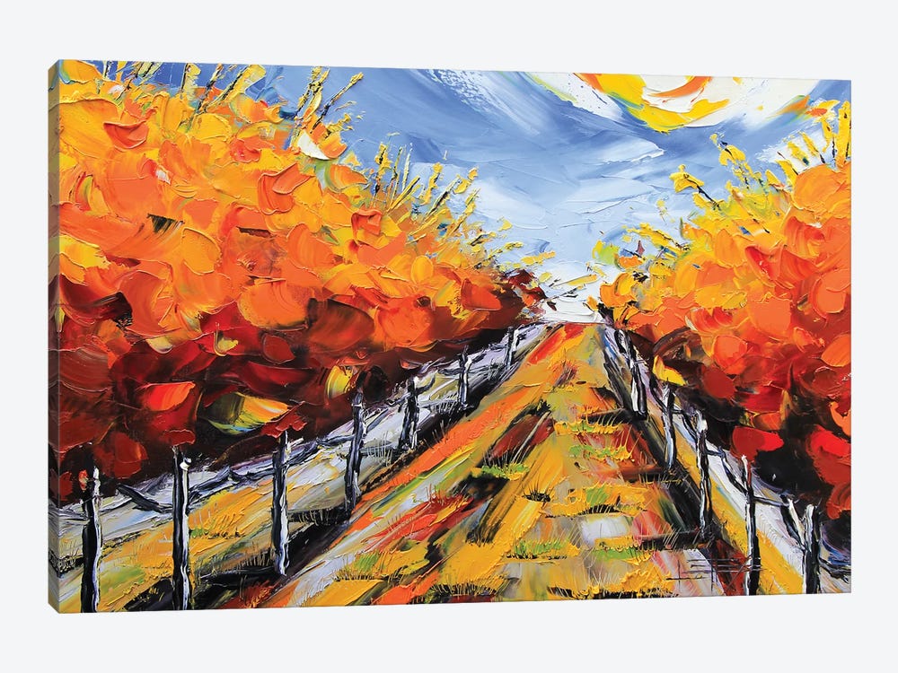 Wine Country Fall by Lisa Elley 1-piece Canvas Print
