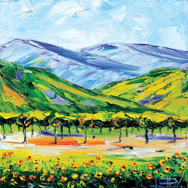 Vineyards: Wine Country Moment by Lisa Elley