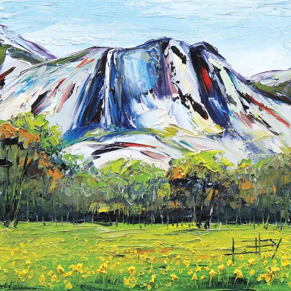 Palette Knife Prints: Yosemite by Lisa Elley