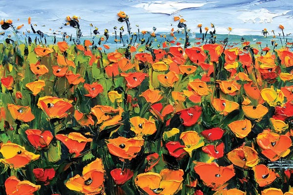 Poppies: California Spring by Lisa Elley